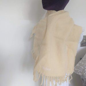 vintage 80s Daniel Hechter wool scarf NWOT